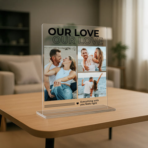 mumaboard Acrylglas "OUR LOVE"